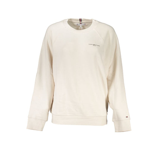 Beige Cotton Women Sweater