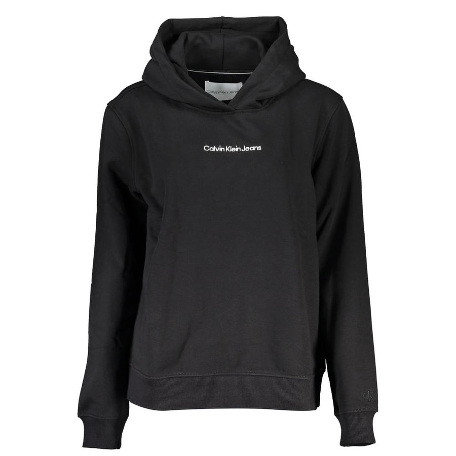Black Cotton Women's Sweatshirt