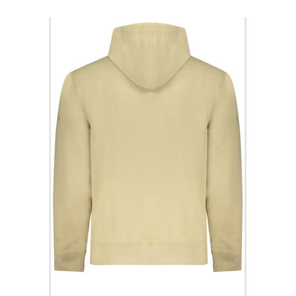 Beige Cotton Men Sweater