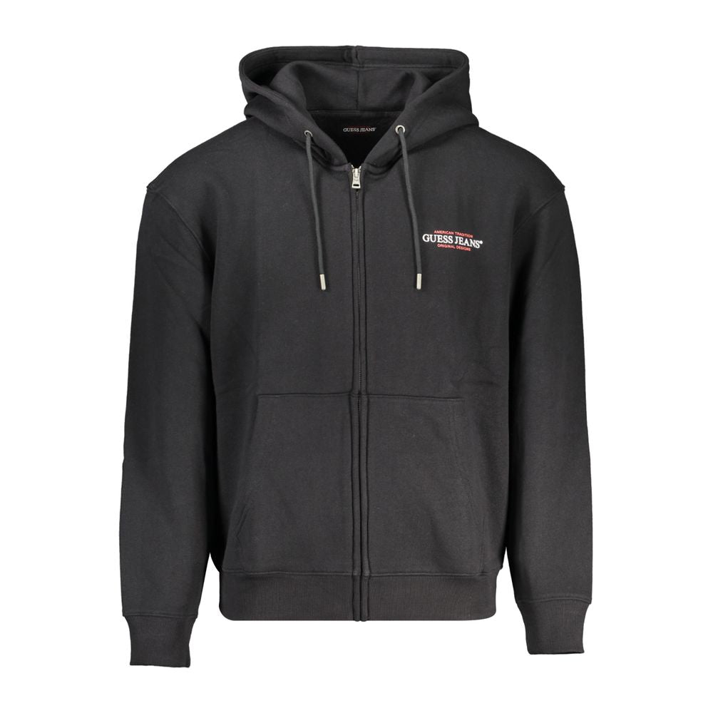 Black Cotton Sweatshirt