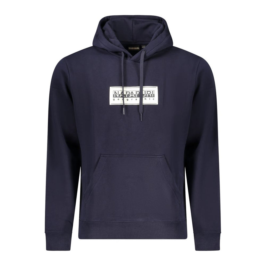 Blue Cotton Men Sweater