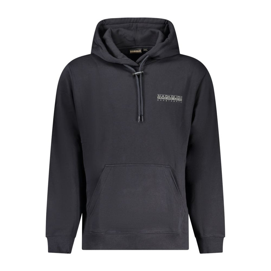 Black Cotton Men Sweater