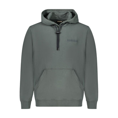 Green Cotton Men Sweater