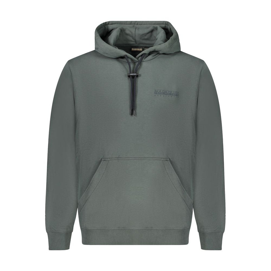 Green Cotton Men Sweater