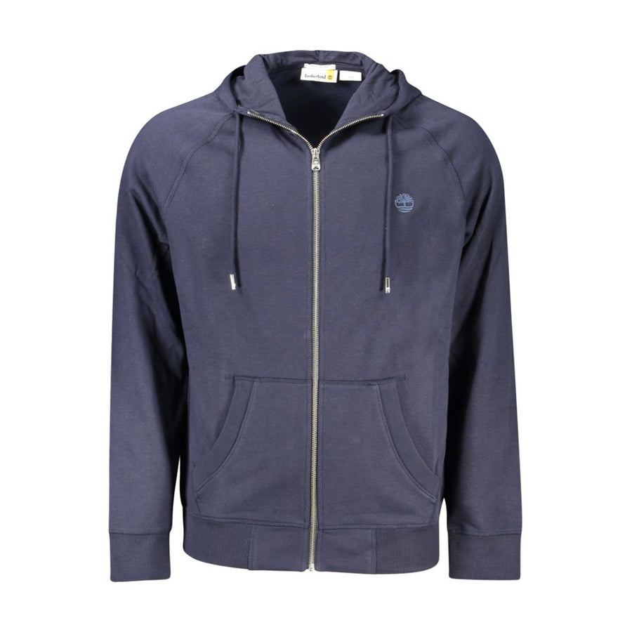 Blue Cotton Men Sweater