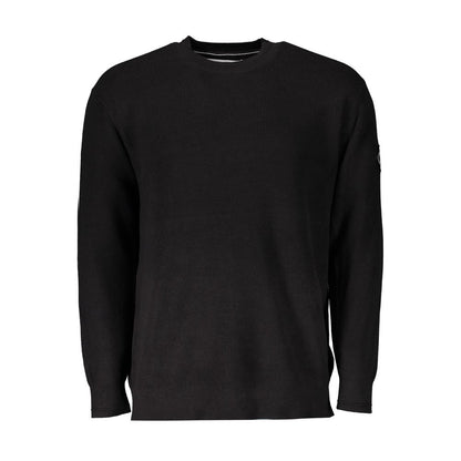 Black Cotton Sweater