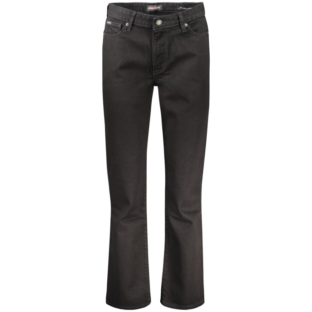 Black Cotton Jeans Denim