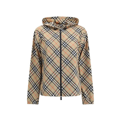 Beige Polyester Shell Jacket