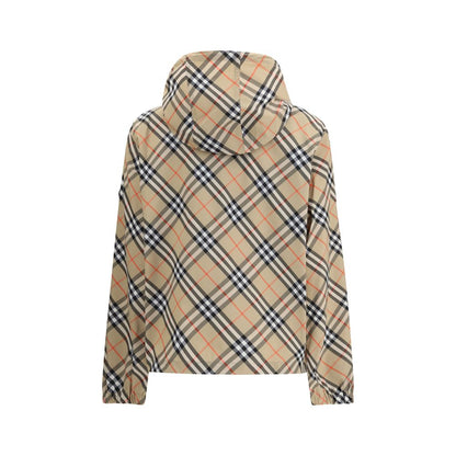 Beige Polyester Shell Jacket