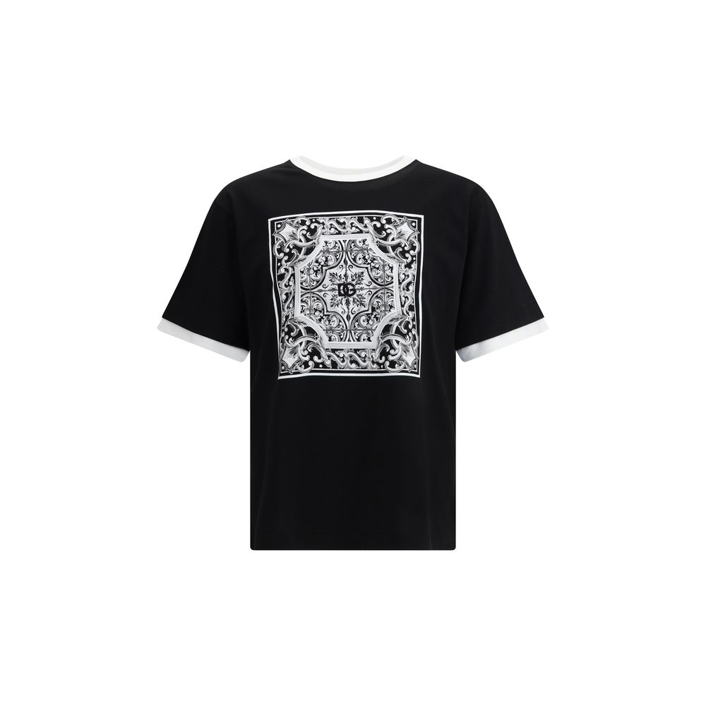 Black Cotton T-Shirt