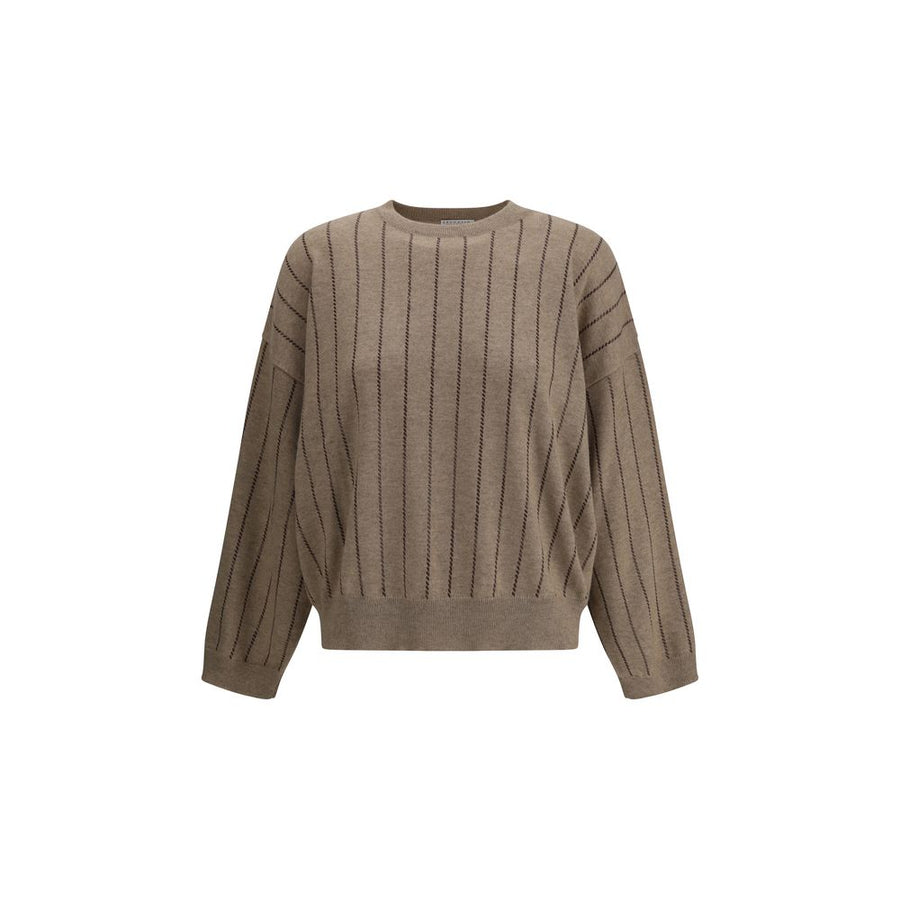 Beige Cashmere Cashmere Sweater