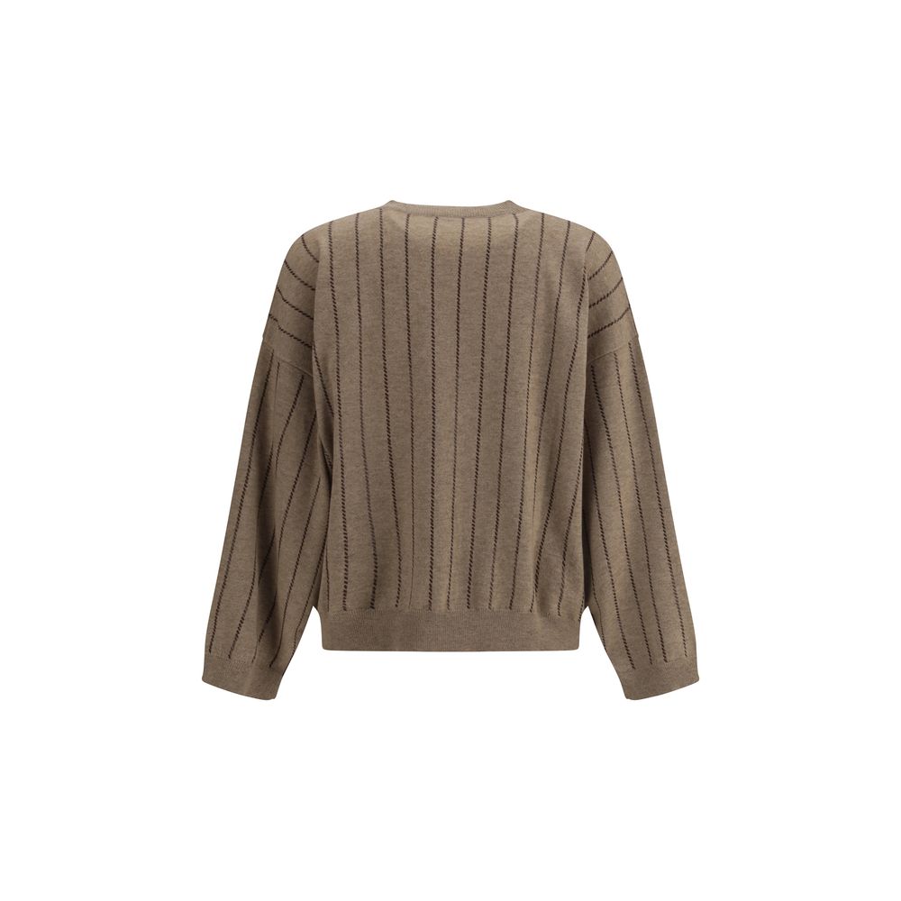 Beige Cashmere Cashmere Sweater