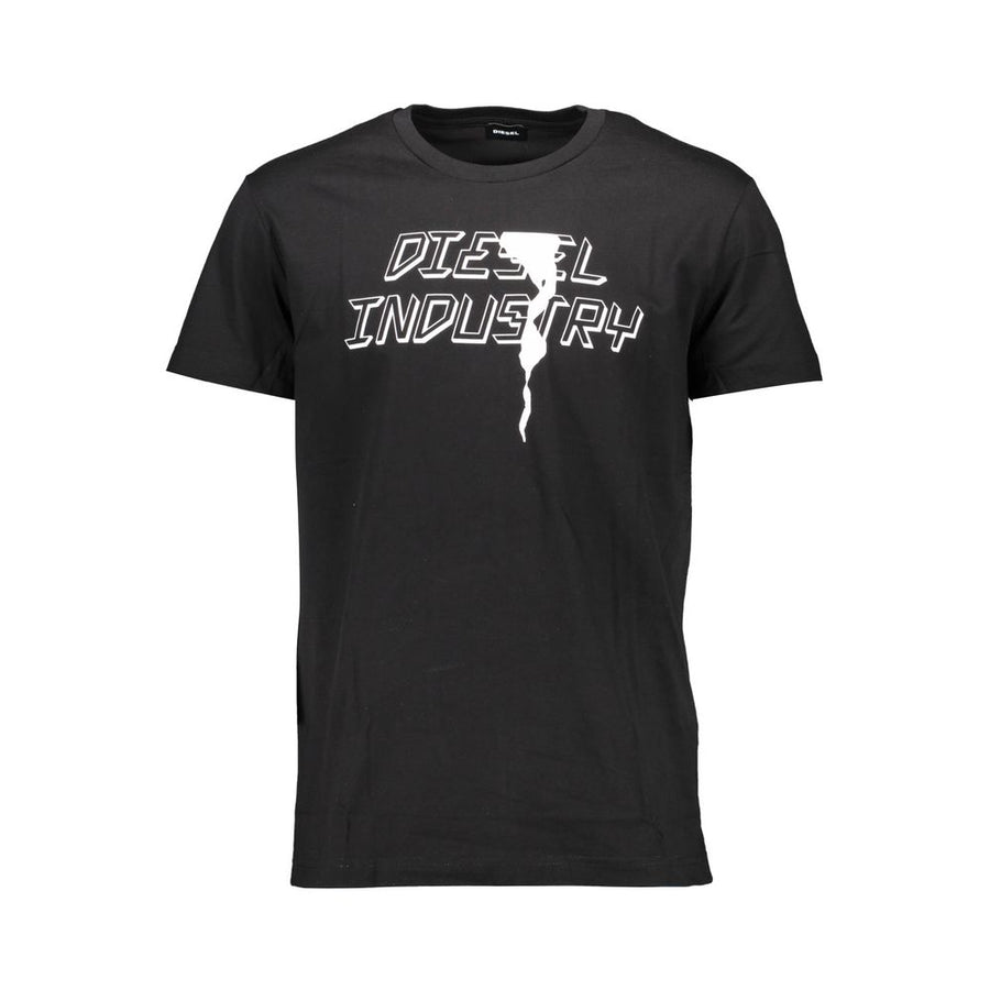 Black Cotton T-Shirt