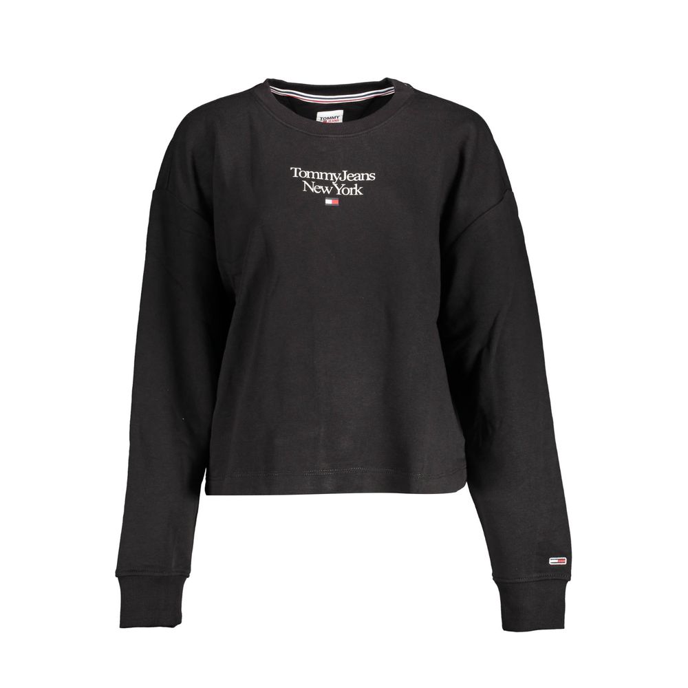 Black Cotton Sweatshirt