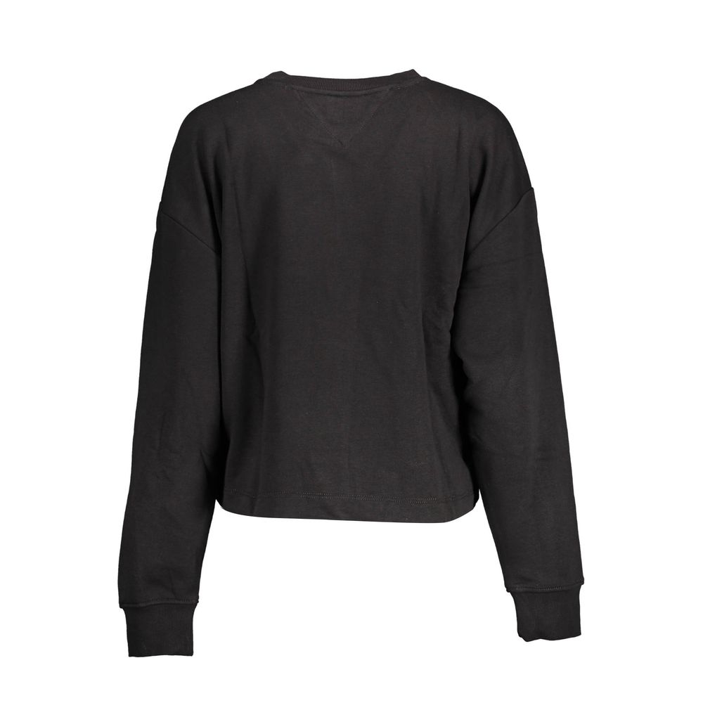 Black Cotton Sweatshirt