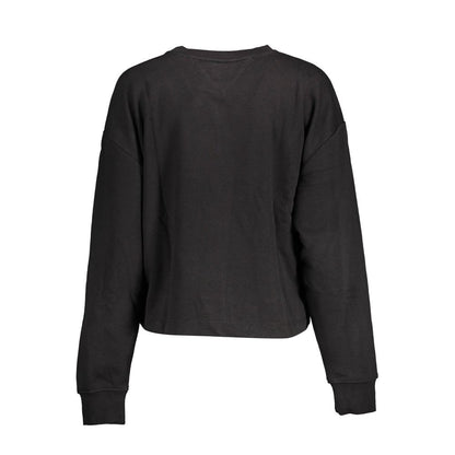 Black Cotton Sweatshirt