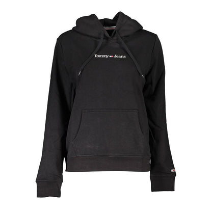 Black Cotton Sweatshirt