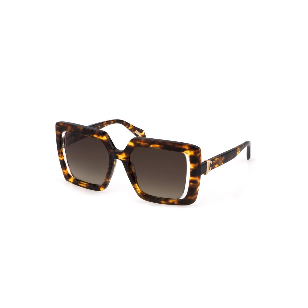 Brown Plastic Women Sunglass