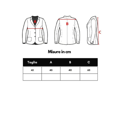 Bordeaux Polyester Full-Length Jacket