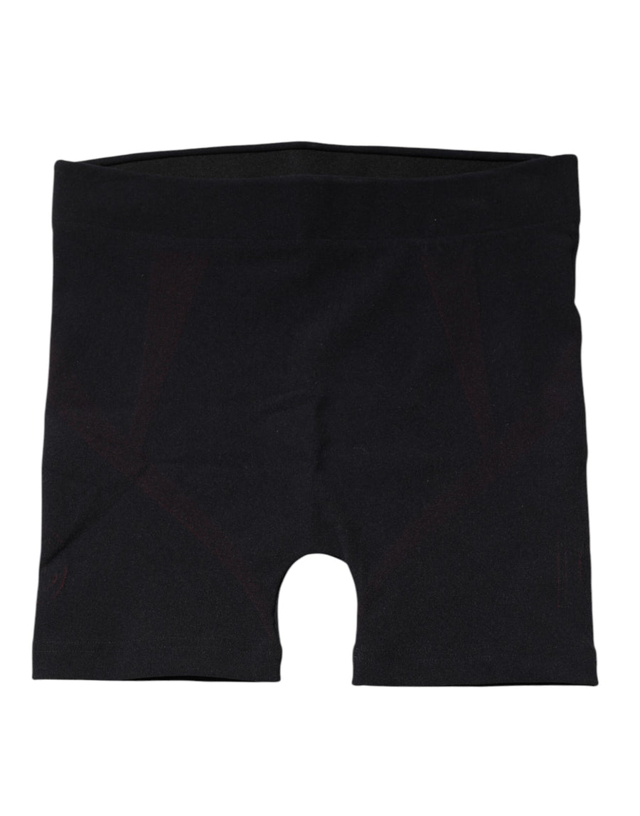 Black Nylon Stretch Boxer Shorts Underwear