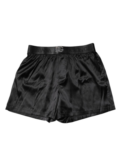Black Logo Waist Regular Boxer Shorts Underwear