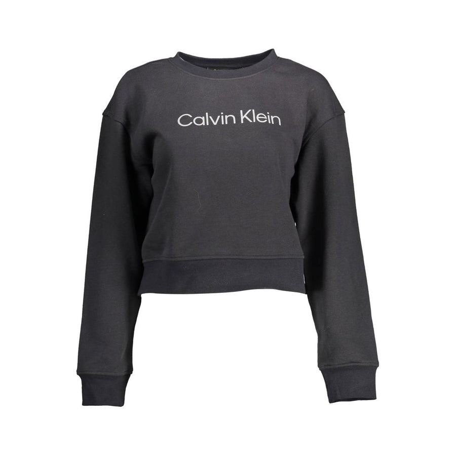 Black Cotton Women Sweater