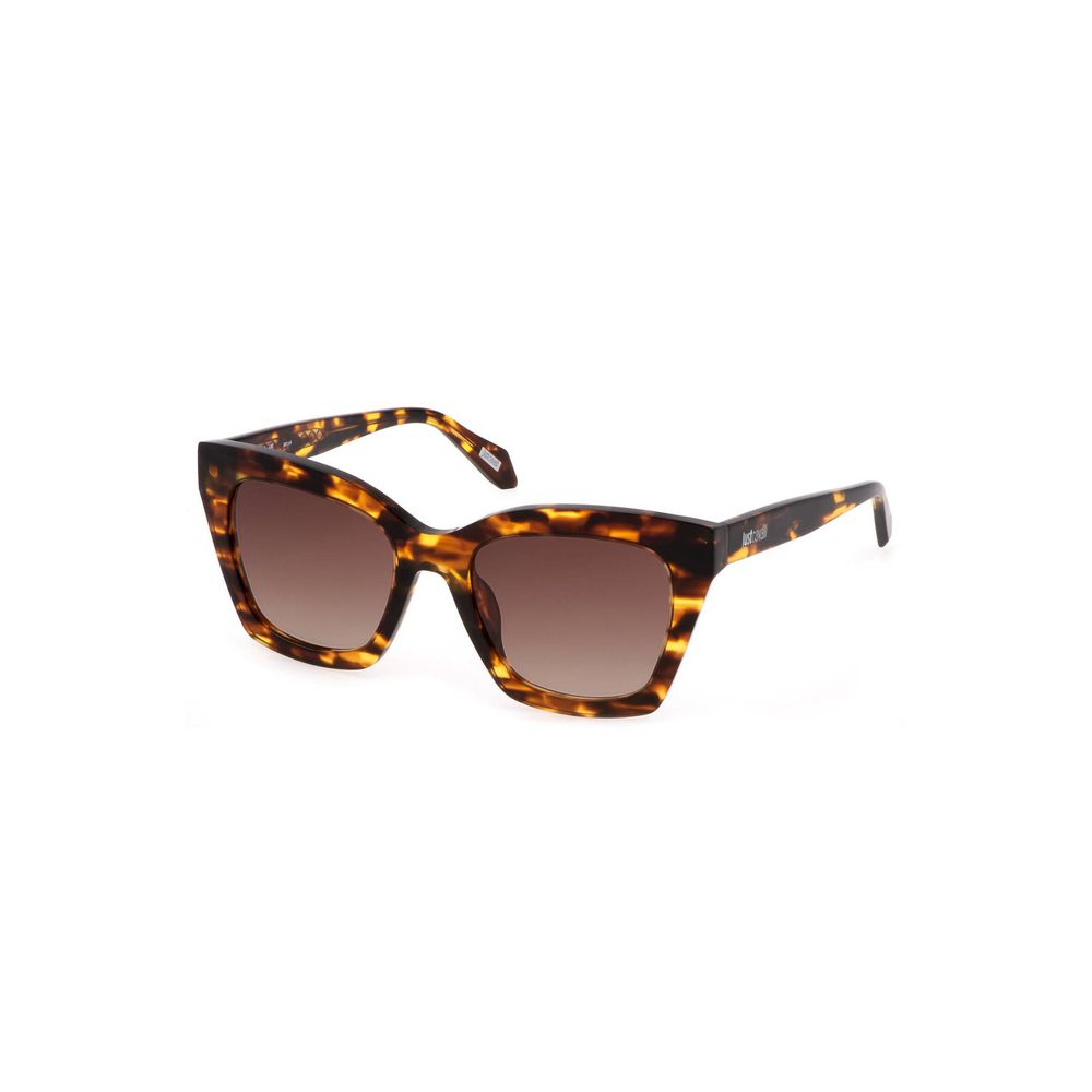 Brown Plastic Women Sunglass