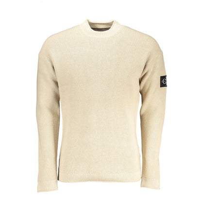 Beige Cotton Sweater