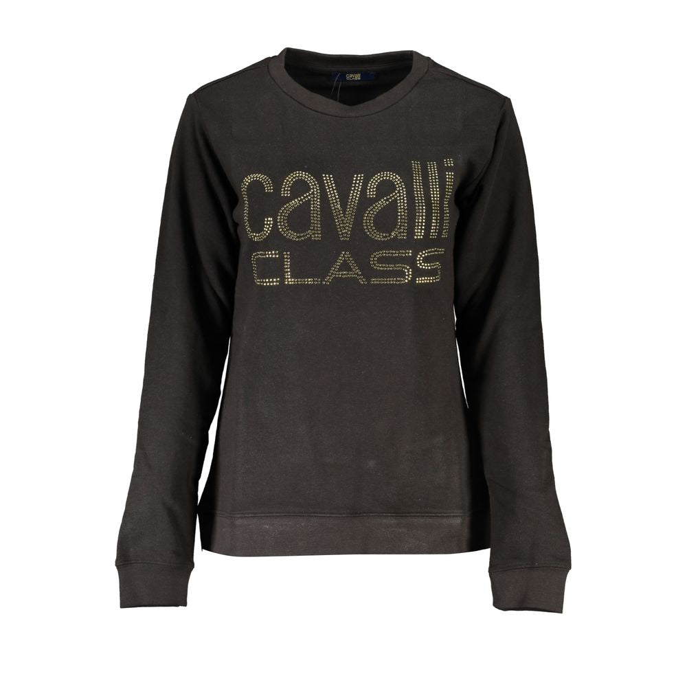 Black Cotton Sweatshirt