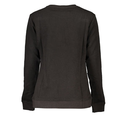 Black Cotton Sweatshirt