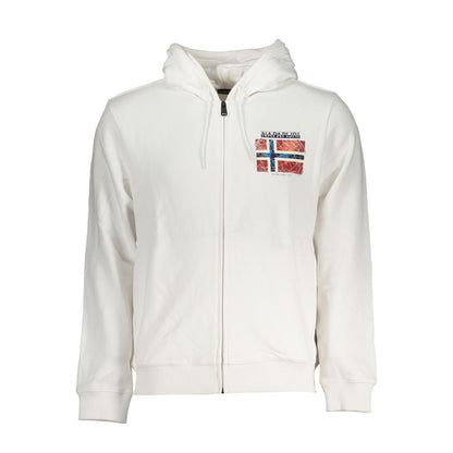 White Cotton Men Sweater