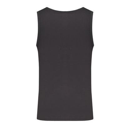Black Cotton Tank Top