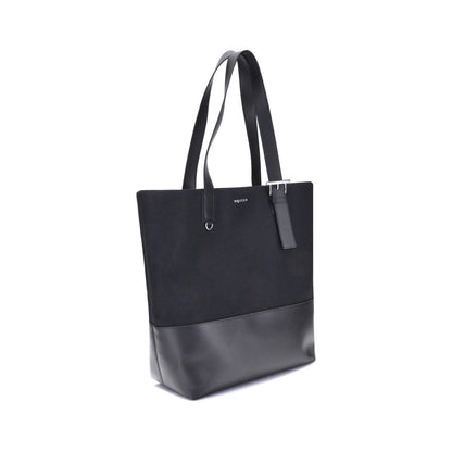Black Fabric Shoulder Bag