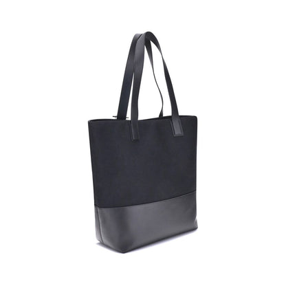 Black Fabric Shoulder Bag