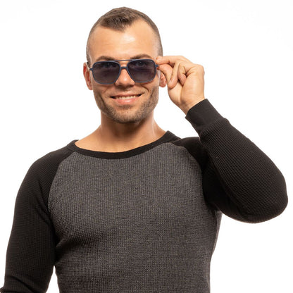 Blue Plastic Sunglasses