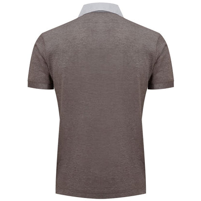 Bicolor Cotton Shortsleeve Shirt