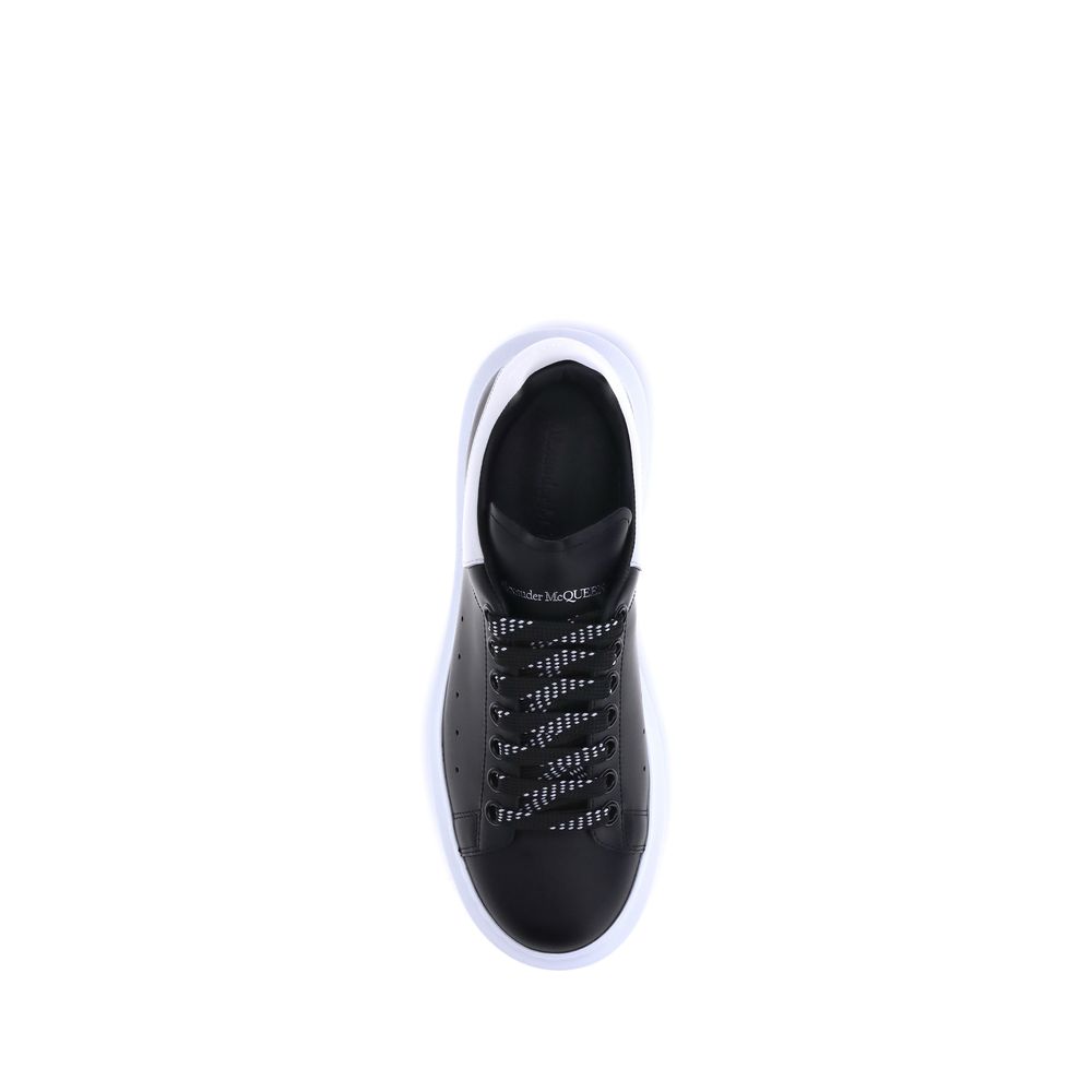 Black Calf Leather Bos Taurus Platform Sneakers