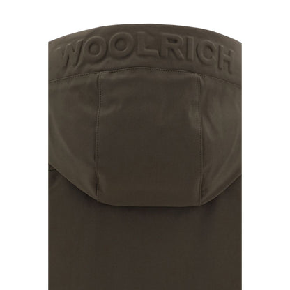 Green Polyester Shell Jacket