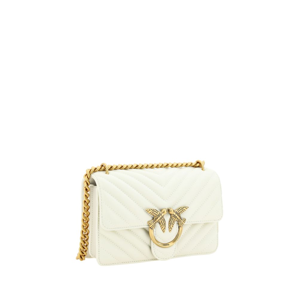 White Calf Leather Bos Taurus Shoulder Bag