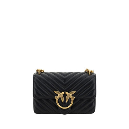 Black Calf Leather Bos Taurus Shoulder Bag