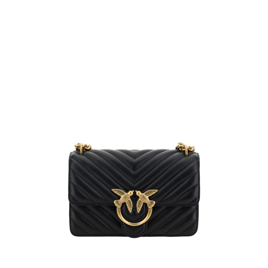 Black Calf Leather Bos Taurus Shoulder Bag