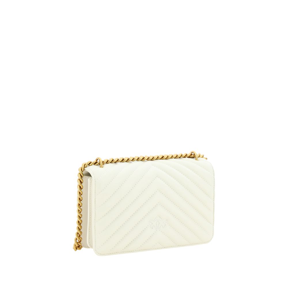 White Calf Leather Bos Taurus Shoulder Bag