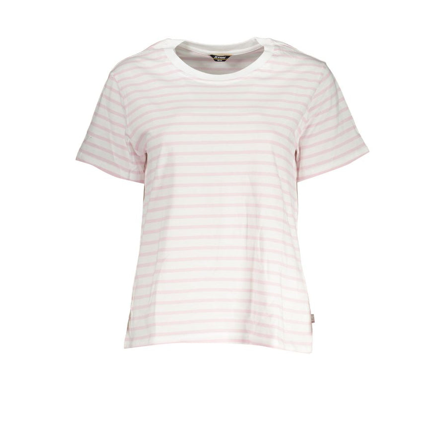 White Cotton Women T-Shirt
