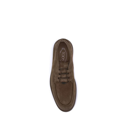 Brown Calf Leather Bos Taurus Lace-Up Boots