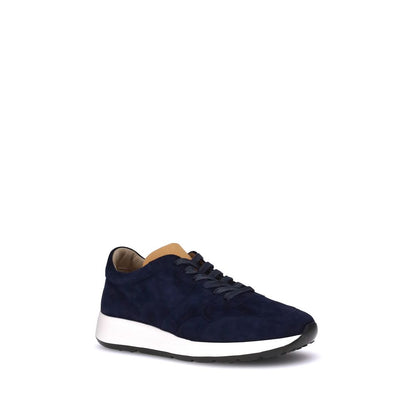 Black Calf Leather Bos Taurus Low Top Sneakers