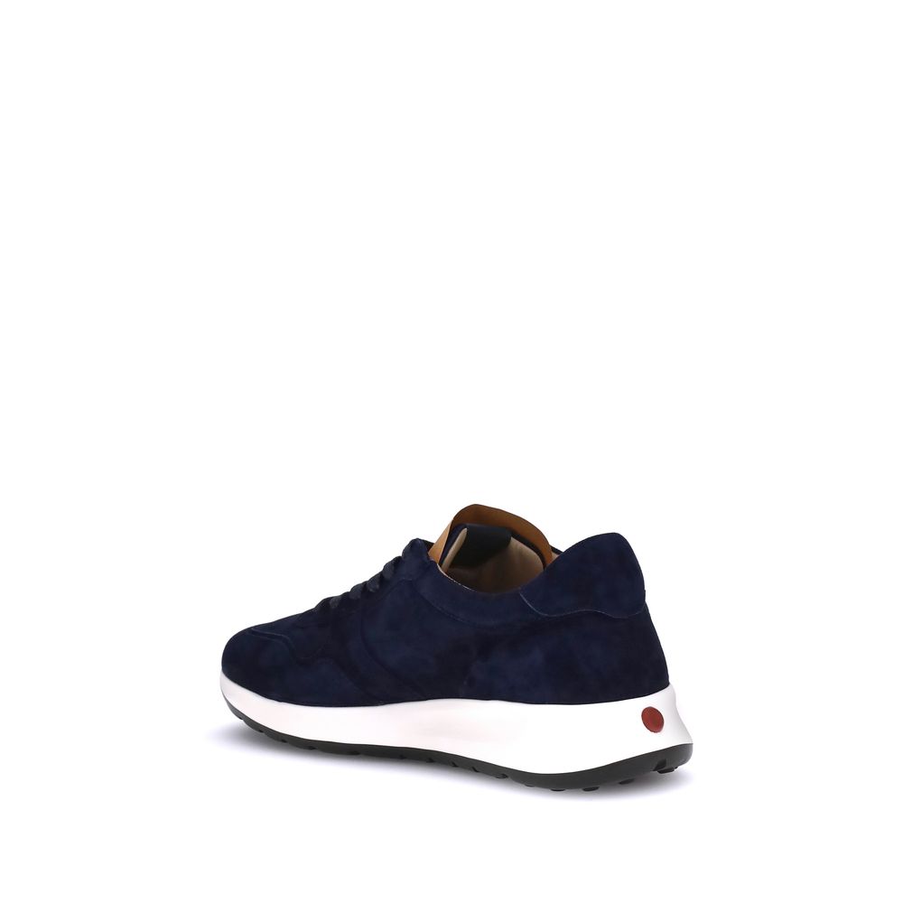 Black Calf Leather Bos Taurus Low Top Sneakers