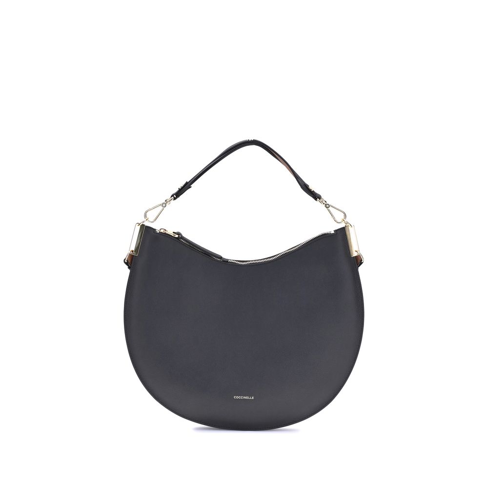 Black Calf Leather Bos Taurus Shoulder Bag