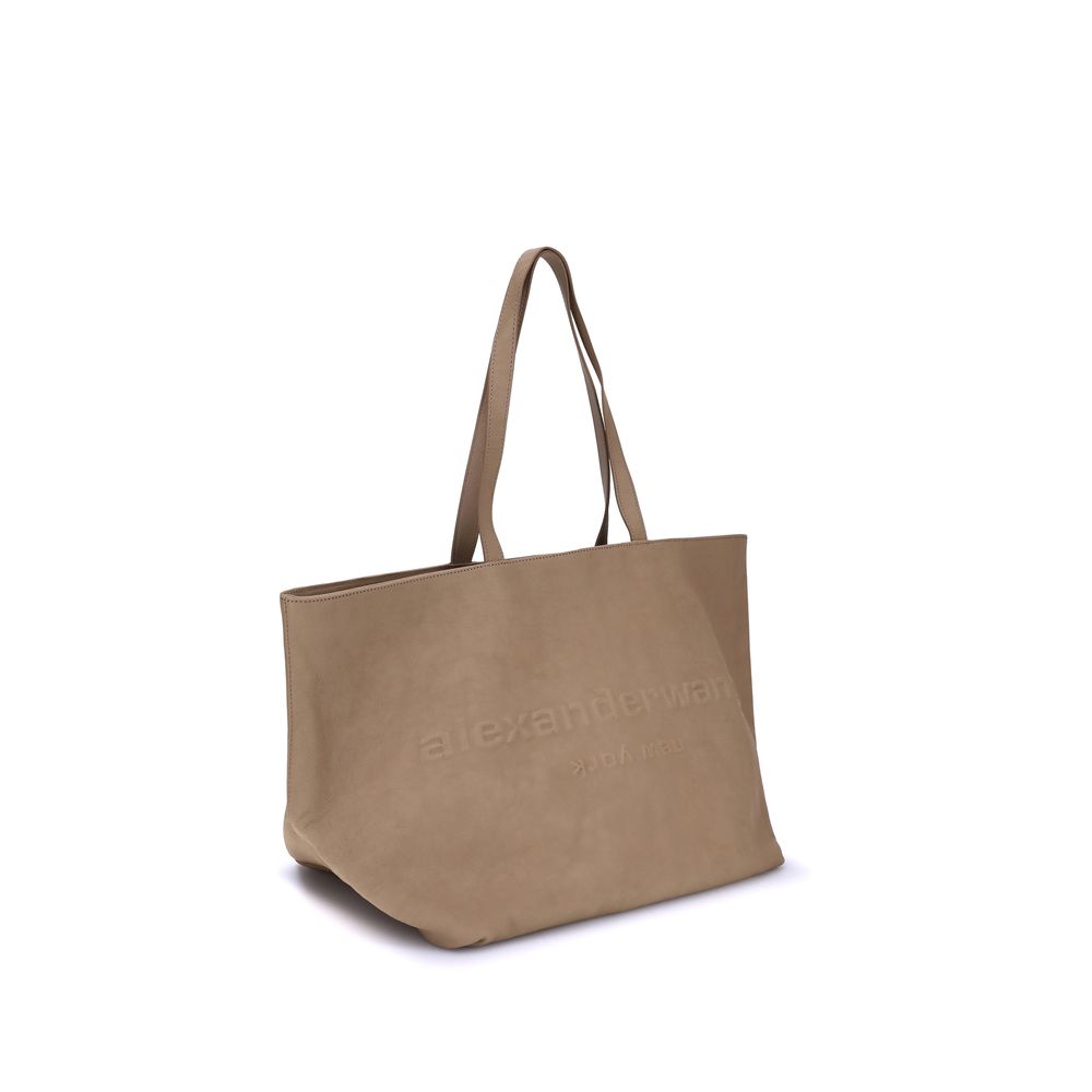 Beige Nylon Shoulder Bag