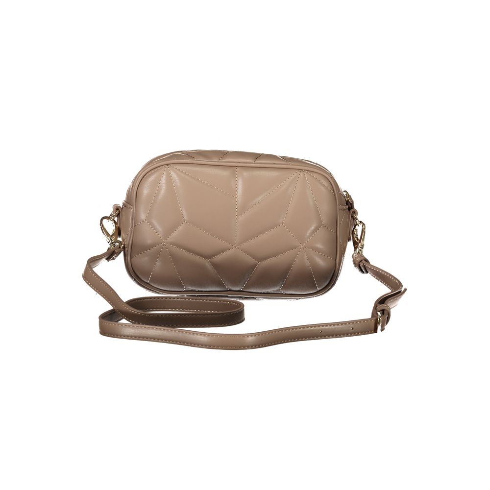 Brown Polyethylene Women Handbag