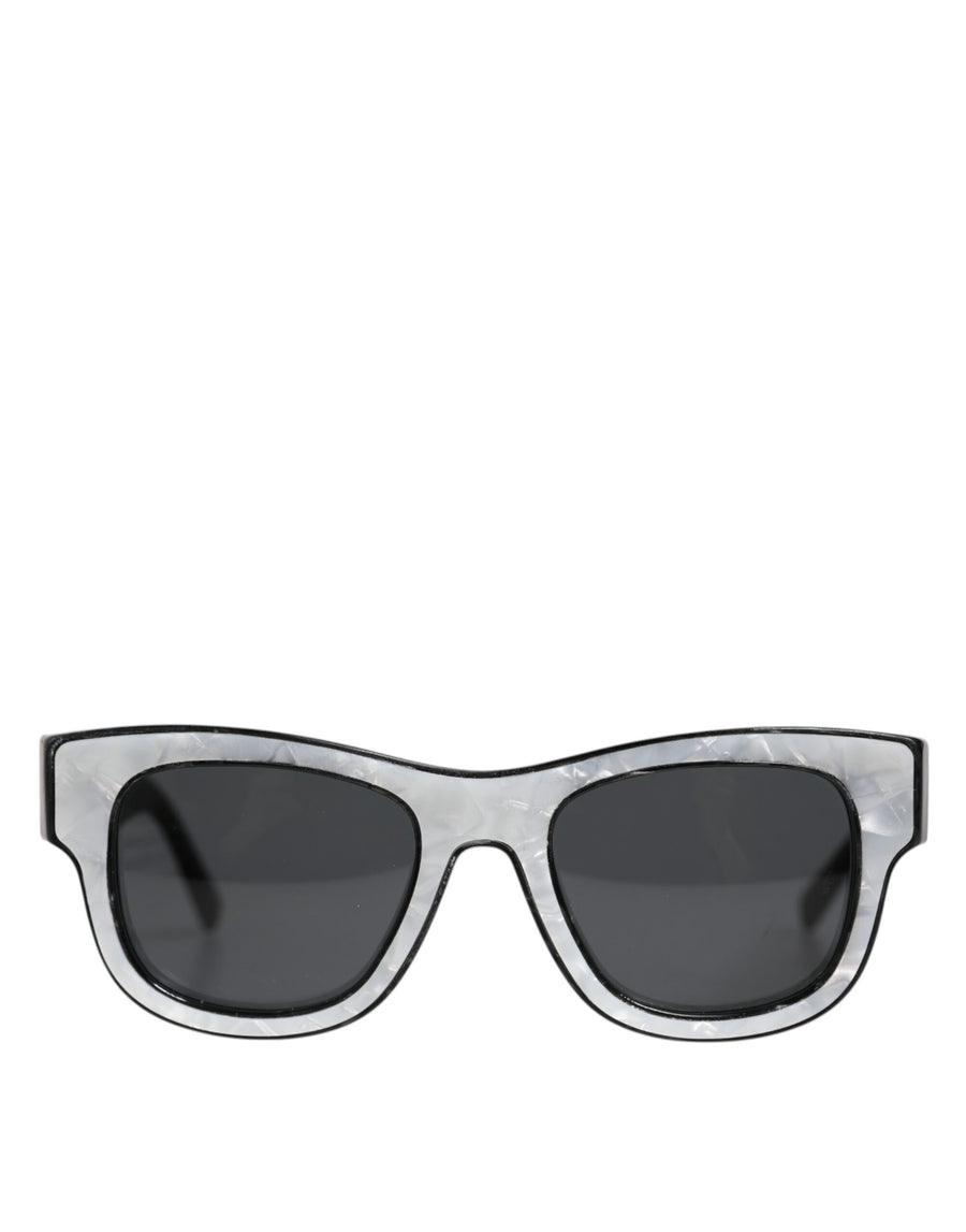 Pearl White Acetate Frame Domenico Shade Sunglasses